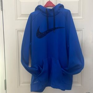 Men’s Nike Sweatshirt/Hoodie with Blue Camo Swish.